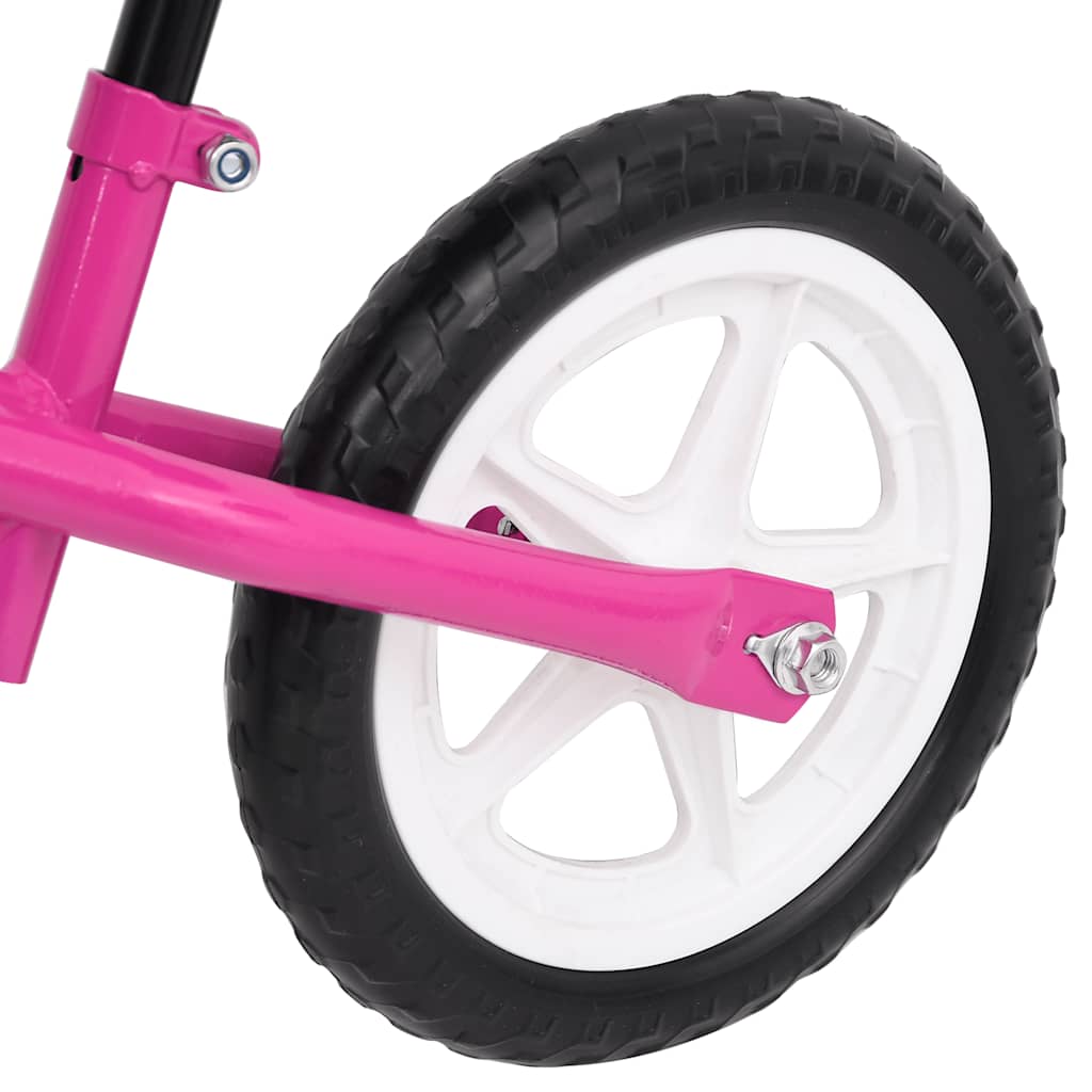 rózsaszín egyensúlykerékpár 9,5"-es kerekekkel