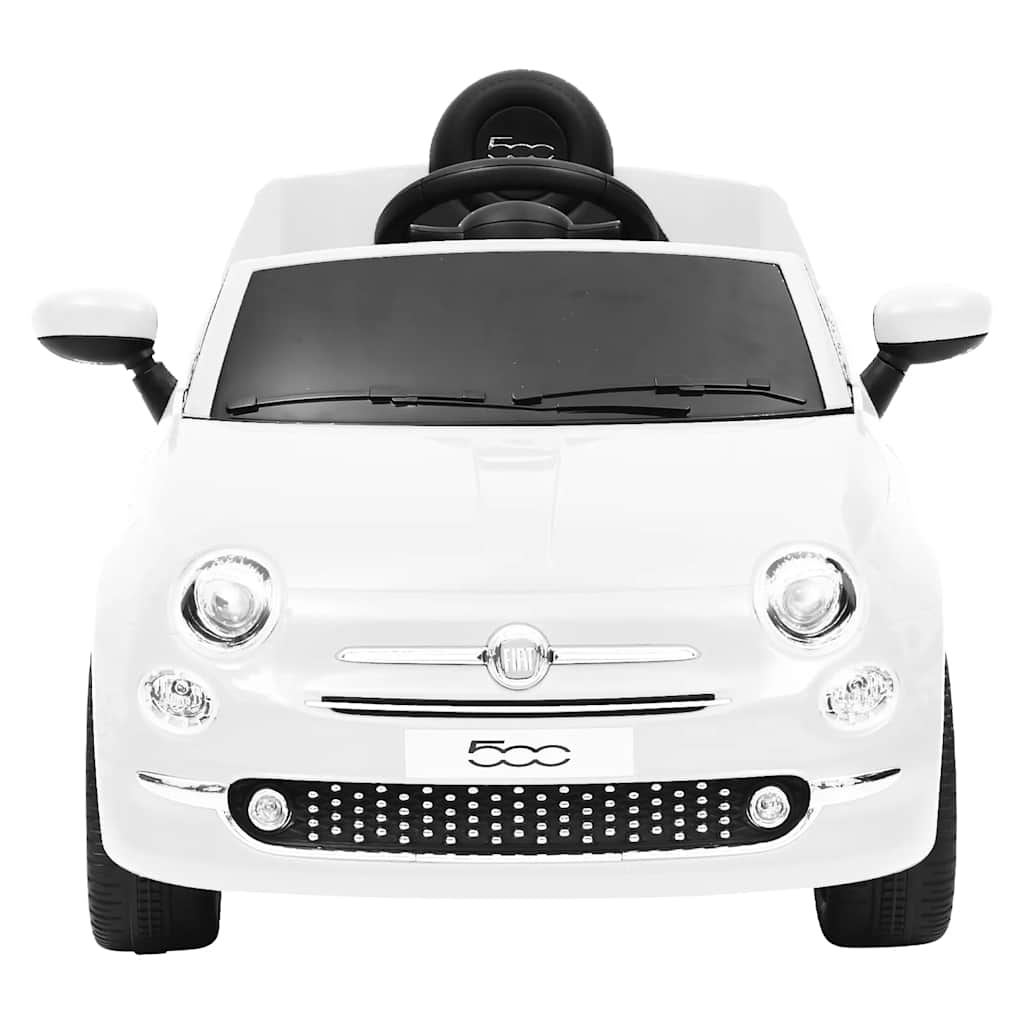fehér elektromos gyerek autó Fiat 500