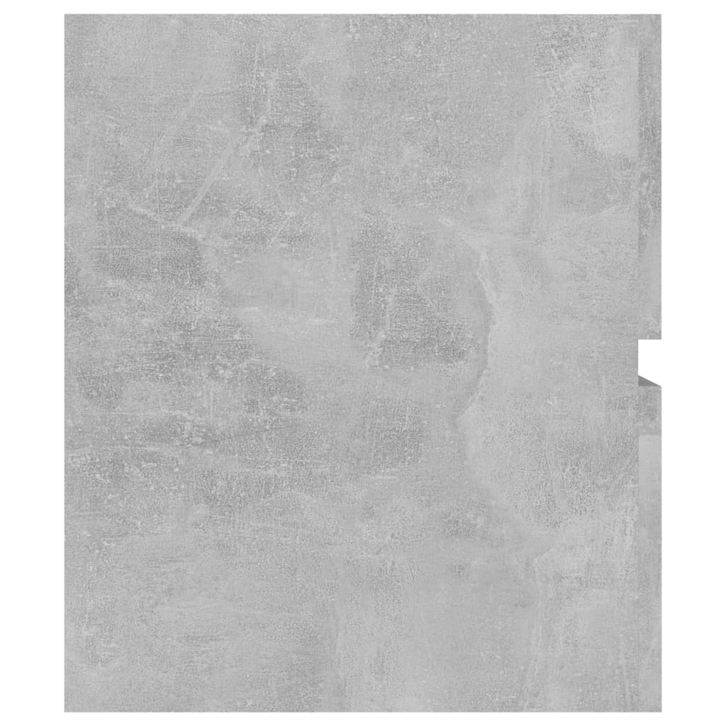 betonszürke szerelt fa mosdószekrény 80 x 38,5 x 45 cm