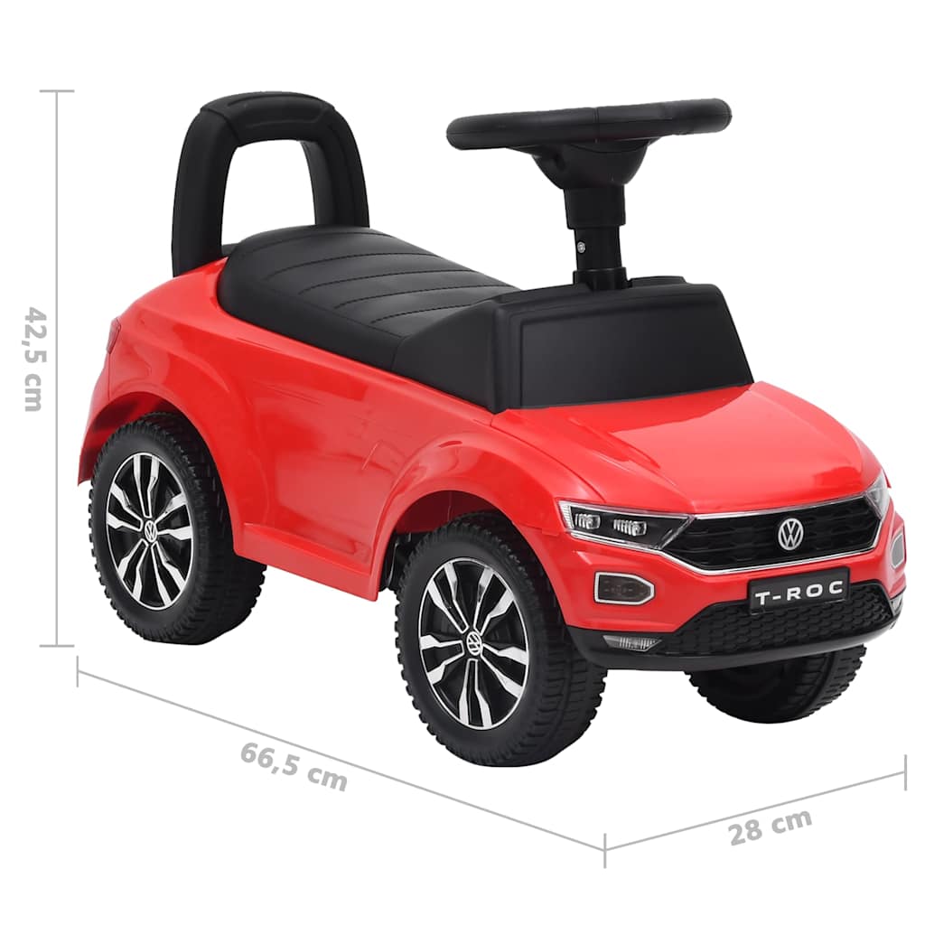 piros Volkswagen T-Roc pedálos autó