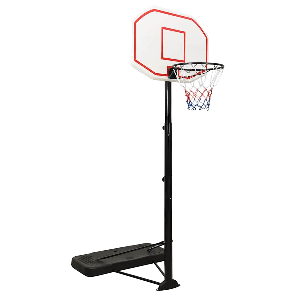 fehér polietilén kosárlabda állvány 258-363 cm